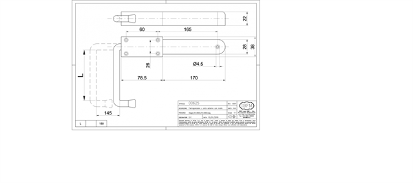 FERMA PERSIANA CON MOLLA MM.180